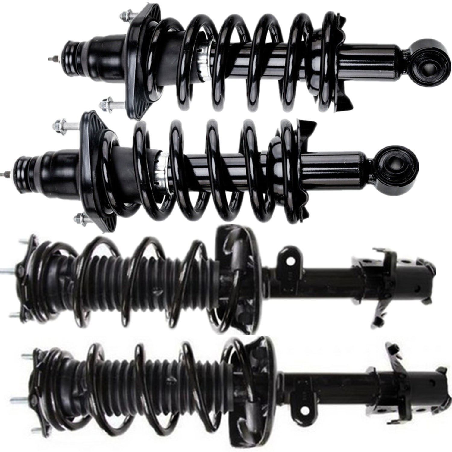MAXFAVOR 4pcs Full Set Front and Rear Shocks Struts Compatible with Honda 2007 2008 2009 2010 2011 CR-V CRV