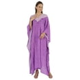 thumbnail image 5 of Moomaya Printed Caftan Gown Maxi Dress For Women Beachwear Party Kimono Cover Up Kaftan, 5 of 7