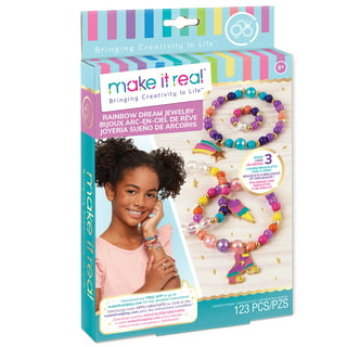 Goutoday DIY Bracelet Making Kit for Girls, 66Pcs Charm Bracelets Kit, Gift  for Age 6-18, 1 Pack 