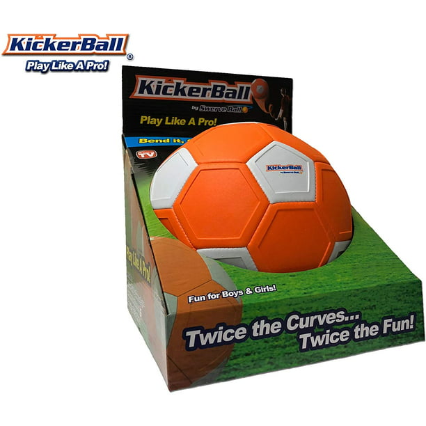 Kickerball - Curve and Swerve Soccer Ball/Football Toy - Kick Like 