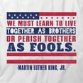 thumbnail image 2 of Learn To Live Together T-Shirt | Inspirational Quote White Tee Gift, 2 of 5