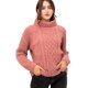 thumbnail image 1 of Suéter tejido grueso cuello alto AMAD Casual para mujer Talla M, 1 of 5