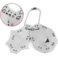 thumbnail image 5 of Weld Gauge, Leg Length Gauge Throat Depth Weld Joint Tee Fillet Weld Two Piece Ruler, Made of High Quality Stainless Steel, 5 of 5