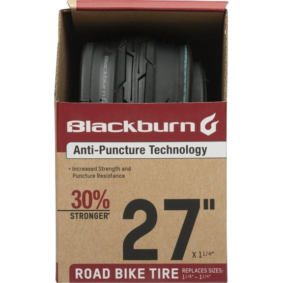 Blackburn Road Bike Replacement Bicycle Tire, 27" x 1.25"