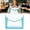 A, variant on Navy Blue Trim A4 Waterproof File Pouch, 33x24.5cm/13x9.6in Business Transparent Document Envelope, Snap Closure Storage Bag for Office Filing & Craft Stationery, 1Pcs