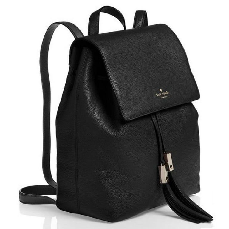 Kate Spade New York Leather Backpack - Black Backpacks, Handbags