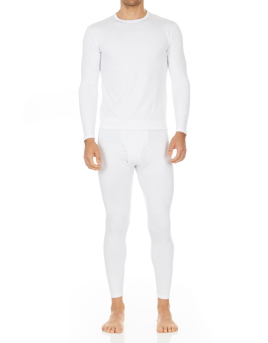 ViCherub Mens Thermal Underwear Set Long Johns Fleece Lined Warm Base Layer Thermals 2 Sets for Men