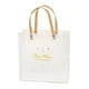 thumbnail image 1 of Bolsa de regalo transparente, bolsa pequeña con asas, bolsa transparente para envolver regalos, bolsa de recuerdo de cumpleaños para recuerdo de , Oro 22cmx22cmx8.5cm, 1 of 8