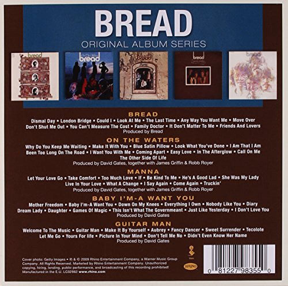 Bread - Original Album Series - Music & Performance - CD - Walmart.com