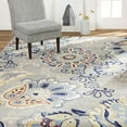 thumbnail image 2 of Home Dynamix Tremont Lincoln Bohemian Floral Area Rug, Grey/Blue, 3'3"x5'2", 2 of 6