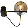 thumbnail image 3 of EQLight EQINWB01 6 x 11 x 10 in. Industrial 1-Light Globe Black Wall Sconce, 3 of 3