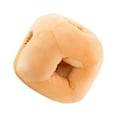 thumbnail image 1 of Advancent Almohada de descanso para dormir Cojines de cuello de cabeza de algodón Sofá de escolar Cojín de dormitorio de estudiante para Suministros térmicos Marrón claro, 1 of 6