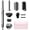 Dark Gray, variant on 5 in 1 Multi Hair Styler Dryer Brush: 110,000 RPM , Flexible Air Styling & Drying System, Professional Negative Ionic Hot Air Brush Set for Drying, Curling Volumizing