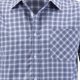 thumbnail image 3 of Blusa y camisa de manga larga con cuello vuelto para hombre, blusa informal a la moda con botones, cómoda y de manga larga con cuello vuelto, blusa de poliéster para hombre., 3 of 5