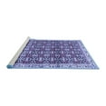 thumbnail image 2 of Ahgly Company Machine Washable Indoor Rectangle Persian Blue Traditional Area Rugs, 2' x 4', 2 of 4