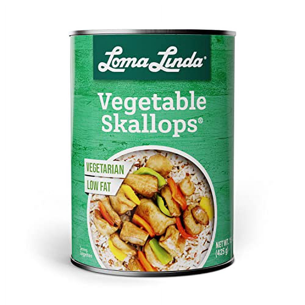 Loma Linda - Plant-Based - Vegetable Skallops (15 oz.) (Pack of 3)