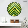 thumbnail image 4 of Dreamtimes Geometric Stripes Pattern Wall Clock Silent Non Ticking 12 Inch Round Easy to Read for Home Office School Clock, 4 of 7