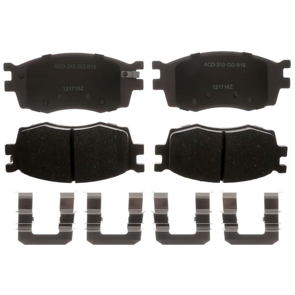 ACDelco Disc Brake Pad Set Fits select: 2006-2011 HYUNDAI ACCENT, 2006-2011 KIA RIO
