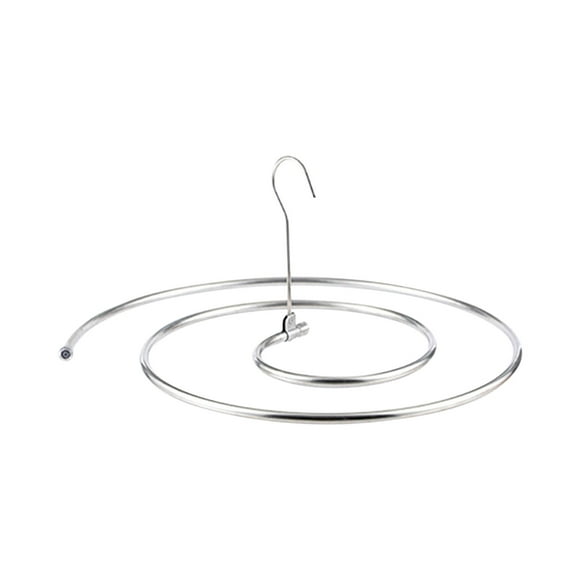 Circular Folding Clothes Drying Rack Spiral Design Multifunctional Space Saving for Quilt Sheets Blankets Balcony Outdoor Drying Energy Saving Party Favors Decor Laundry Storage Rack