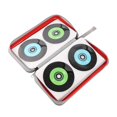 thumbnail image 4 of CD Case Hard, 96 Capacity Plastic Portable Travel CD Case Protective Zipper DVD Case Holder Disc Car Storage Wallet Bag (96 Capacity, Red), 4 of 6