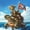 Blue 04, variant on Feelyou Sea Dinosaur Riding Turtle Twin Bedding Sets for Boys Men Kids, Nautical Wildlife Bedding Comforter Set, Blue Brown, Black Reversible, 7 Pieces