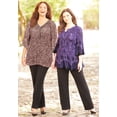 thumbnail image 4 of Catherines Women's Plus Size Bejeweled Pleated Blouse, 4 of 4