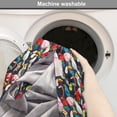 thumbnail image 6 of Animal Dog Crate Cover, Colorful Exotic Birds Cockatoo Flamingo Macaw Parrot Toucan Tropic Wildlife Art, Easy to Use Pet Kennel Cover for Medium Large Dogs, 35" x 23" x 27", Multicolor, by Ambesonne, 6 of 6