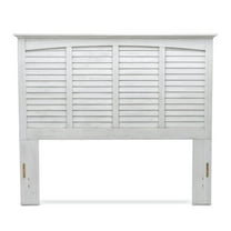Sea Wind Florida Surfside Coastal Wood Queen Headboard in White