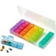 thumbnail image 1 of Organizador de Pastillas Semanal OVER LU pastillero portátil 28 compartimientos, 1 of 7