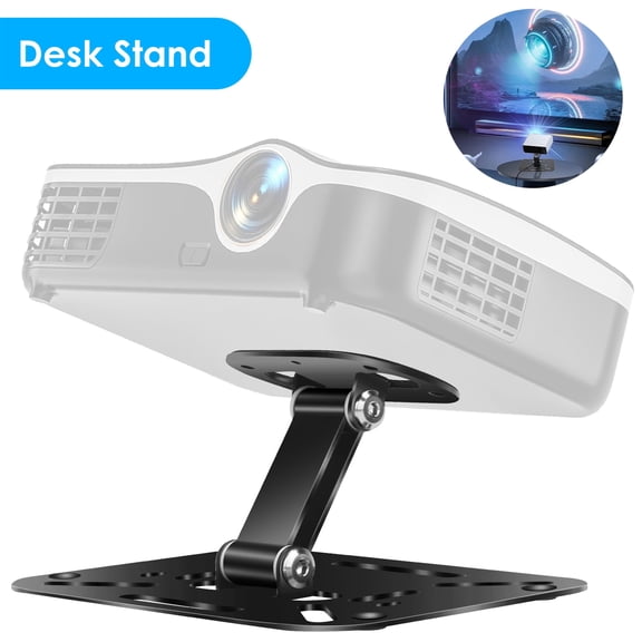 Projector Stand Table,Desktop Foldable Stand,Projector Ceiling Mount,Easy Setup with 180° Adjustment,Fit for Most Projectors for Home,Outdoor,Office