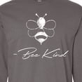 thumbnail image 4 of Inktastic Bee Kind Cute Bee Long Sleeve T-Shirt, 4 of 5