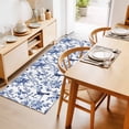 thumbnail image 2 of Area Rug 2x6ft Blue Flowers Area Rugs for Kitchen Runner Rug Bird Non Slip Floor Carpet Mat for Kitchen Entryway Bathroom Office Home Decor, 2 of 8