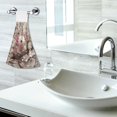 thumbnail image 7 of Wobogo Axolotl Cherry Blossom Hand Towel Set of 2 Absorbent for Kitchen and Bathroom With Velcro Hanging Loop 18.2×14in, 7 of 7