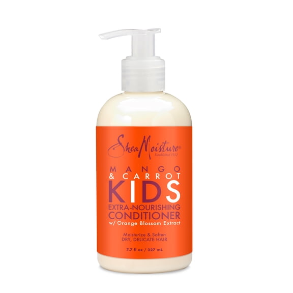 SheaMoisture Kids Conditioner for Kids Hair Mango and Carrot Sulfate Free Conditioner ,7.7 Fl oz
