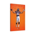 thumbnail image 2 of Panel de interruptores de pared con marco romano de cuero simple Broncos Switching Lights, interruptor de luz simple, doble o con tirador, 2 of 8