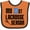 Orange and Black, variant on Inktastic My 1st Lacrosse Season Boys Baby Bib