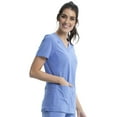 thumbnail image 5 of Cherokee iFlex Women Scrubs Top V-Neck Knit Panel CK605, 5 of 6