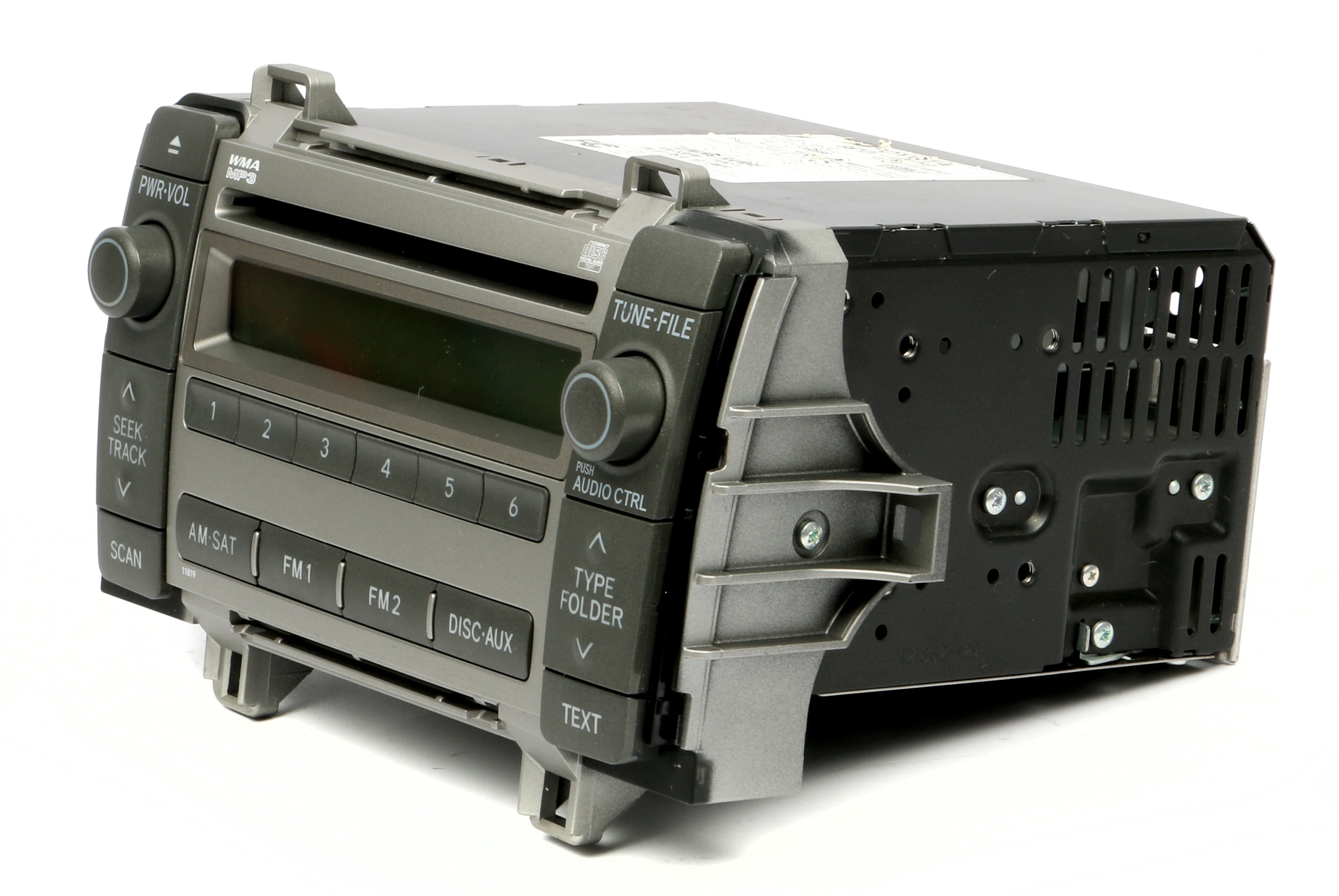 Restored 09-10 Toyota Matrix AM FM Radio mp3 Single Disc CD Player 86120-02710 Face 11819 (Refurbished)