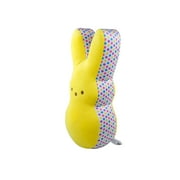 Peeps Embellished Bunny Plush Toy, Yellow, 17-inches