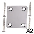 thumbnail image 1 of Placa de mástil de guitarra,Placa de mástil para bajo,Piezas de bajo para guitarra eléctrica,Piezas de repuesto,Accesorios para instrumentos 2 piezas, 1 of 6