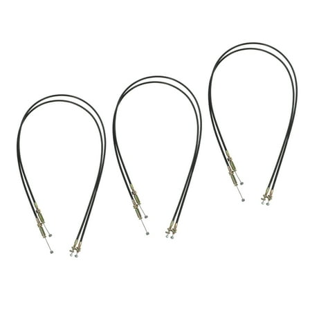 3 Pcs Massage Chair Recliner Release Cable Handles Power Supplies Black