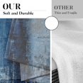 thumbnail image 3 of Farmhouse Kitchen Curtains Blue Abstract Window Curtains Short Tier Curtains Over Sink, Modern Art Painting Decor Rod Pocket Window Drapes Set of 2 (26x36 Inch), 3 of 6