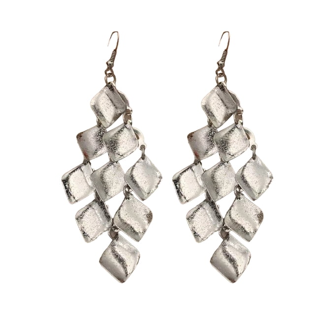 Pendientes Largos Estilo vintage Minnieouse Pack de 2 Galvanoplastia Plata AP009390-02