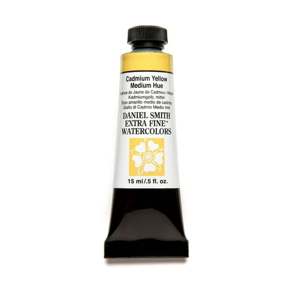 Daniel Smith Extra Fine Watercolor, 15 ml, Cadmium Yellow Medium Hue