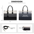 thumbnail image 2 of Lovevook Vintage Handbag Purses, Large Laptop Tote Bag for Women Fit 15.6 Inch Laptop, Tote Bag, Waterproof Pu Leather Work Bags for Elegance Ladies, 2 of 8