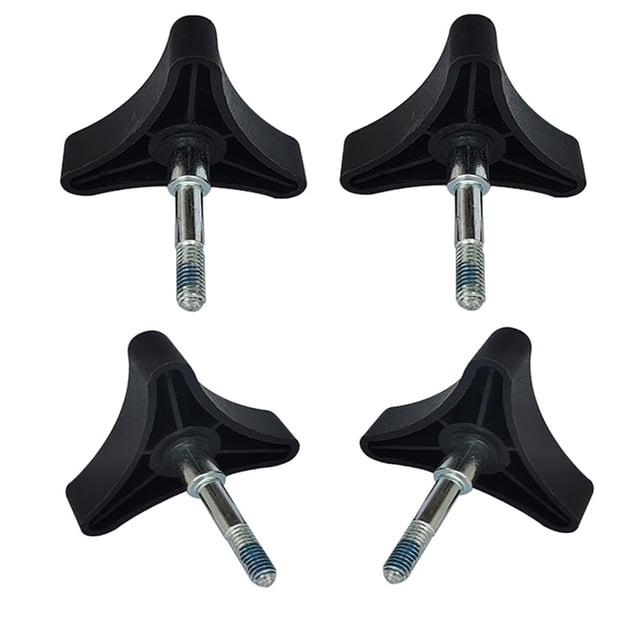 4 piezas de repuesto de perilla universal para andador con ruedas, andador con ruedas plegable, andador manual, etc. Piezas generales de accesorios para andador con ruedas.