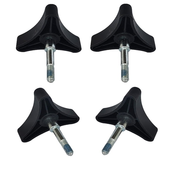 4 piezas de repuesto de perilla universal para andador con ruedas, andador con ruedas plegable, andador manual, etc. Piezas generales de accesorios para andador con ruedas.