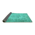 thumbnail image 2 of Ahgly Company Indoor Round Persian Turquoise Blue Traditional Area Rugs, 7' Round, 2 of 4