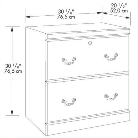 Sauder Heritage Hill 2 Drawer Lateral Wood File Cabinet In Classic Cherry Walmart Canada