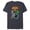 Navy Heather, variant on Avengers Team Group Trip Matching Vacation Assemble - Short Sleeve Blended T-Shirt for Adults - Customized-Yellow